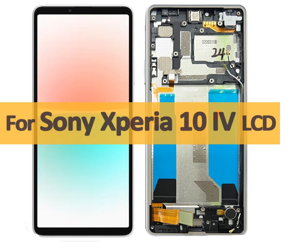 Écran LCD + Vitre Tactile Pour Sony Xperia 10 Plus 6.5" - Neuf Sous Emballage - Argent