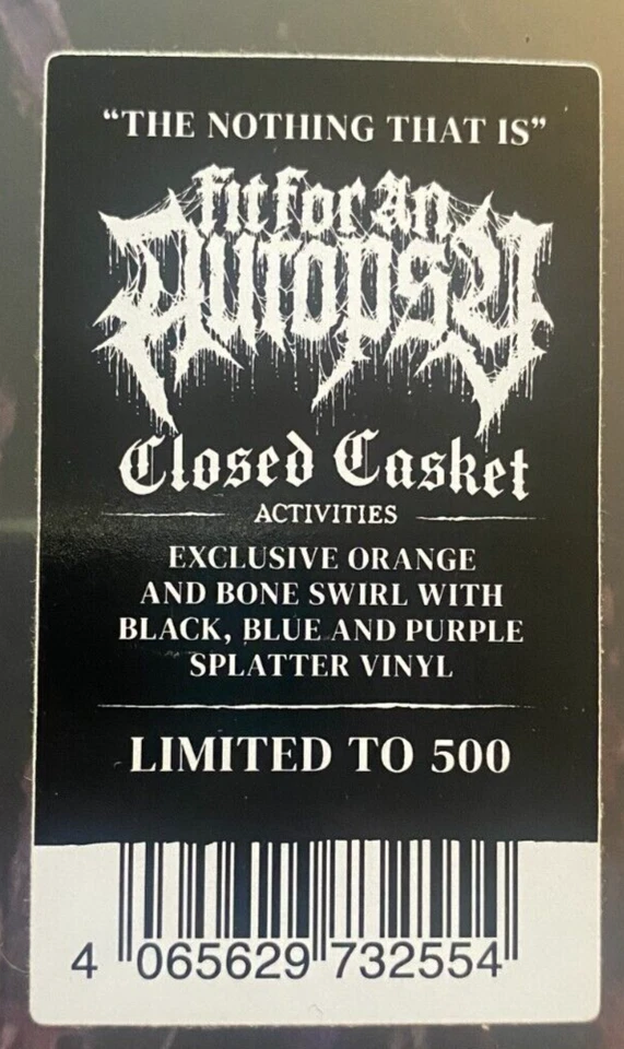 Fit For An Autopsy The Nothing That Is Closed Casket Orange Vinyl 4065629732554 - Image 3 of 4