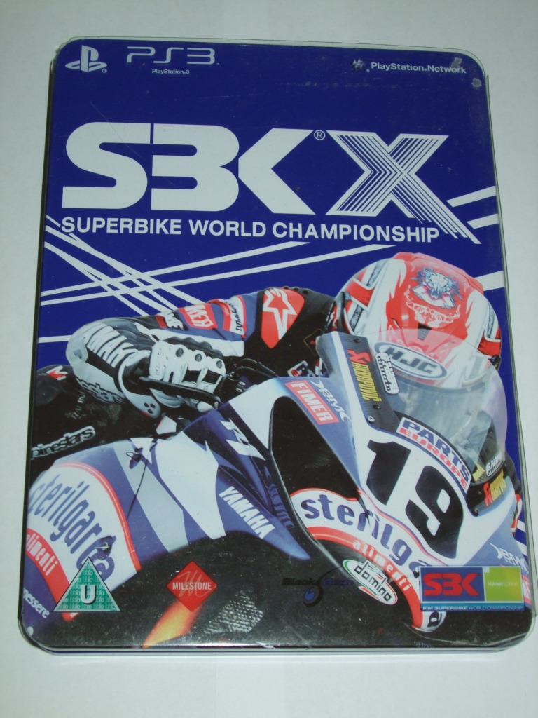 SBK X Steelbook Edition Superbike World Championship Playstation 3 PS3 ""FREE P&P