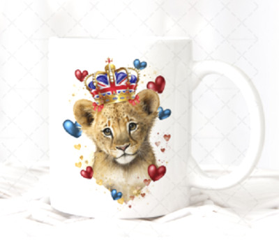 Löwe - Löwin Krone Tasse-Untersetzer-Kissen-Geschirrtuch-Dose-Geschenke