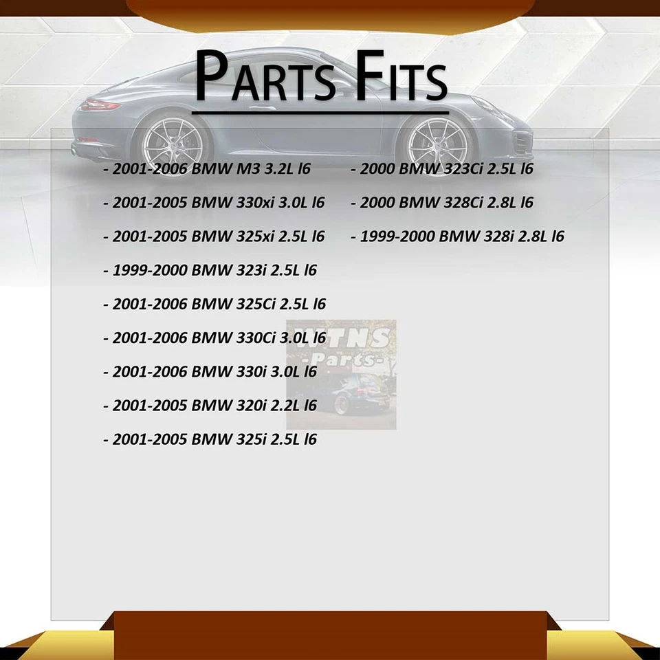 2x Kit de montaje de amortiguador trasero para BMW 330xi 2001-2005 BMW M3 2001-2006 Foto 2 de 3