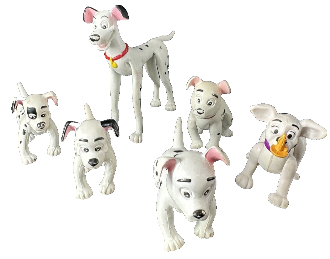 101 Dalmatians Movie Dogs Vintage Disney 101 Dalmatians Figures