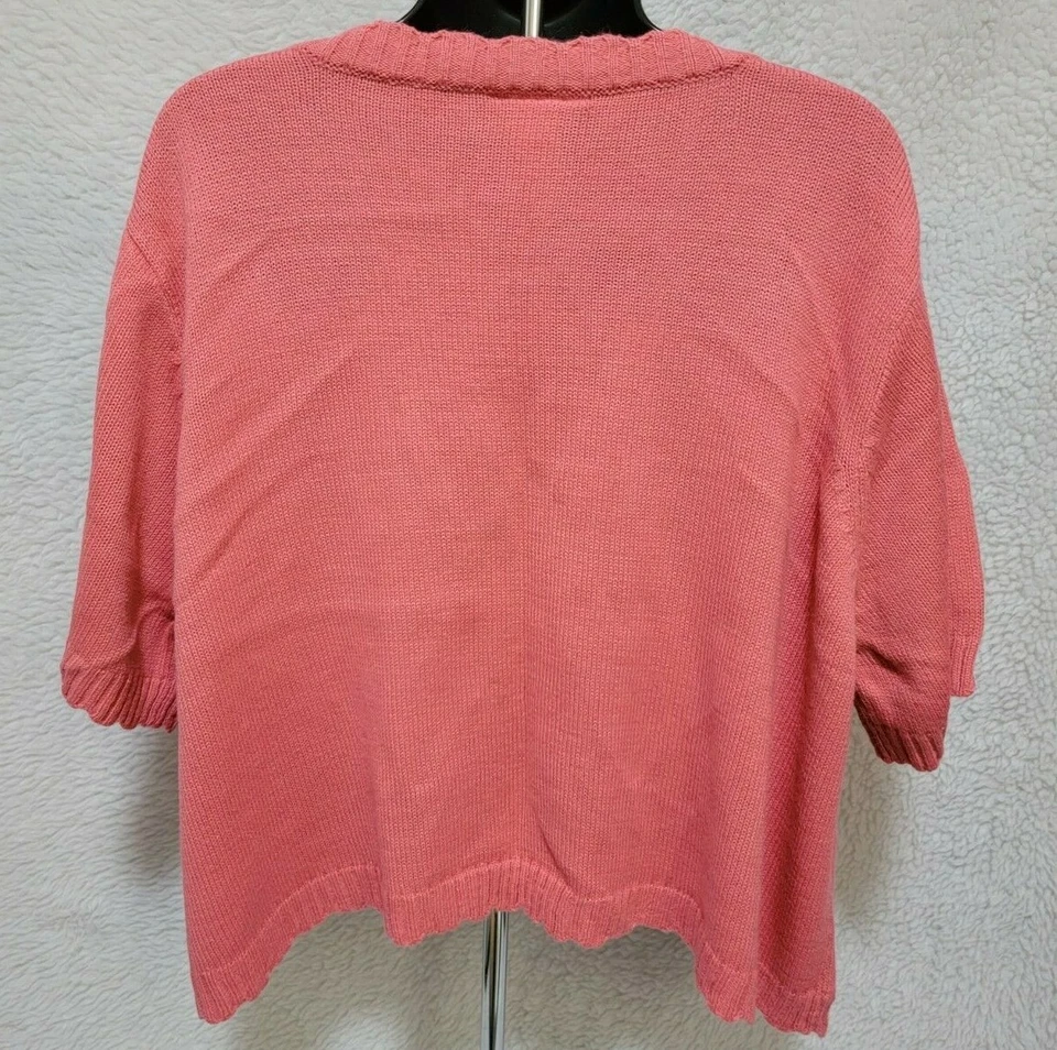 Blair Mujer Cárdigan Suéter Camisa Top Blusa Talla 2XL XXL 2X Grande Rosa Foto 4 de 4
