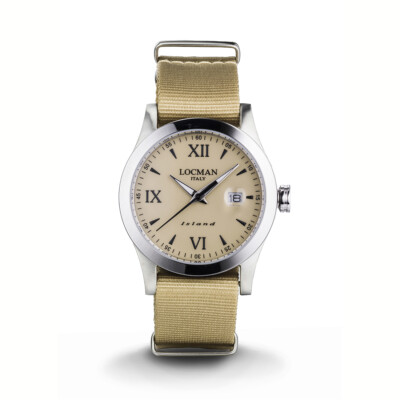 Locman Italy Herrenuhr Island beige Ref. 0614A04