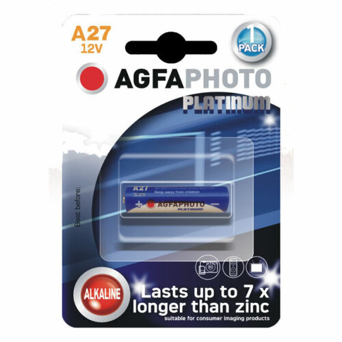 AGFA MN27 LR27 A27 27A Battery for Car Key Fobs, Garage Door Remotes EXP 2027 - Picture 1 of 1