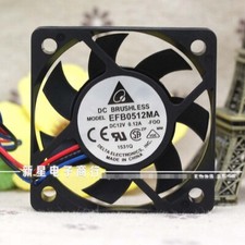 DELTA EFB0512MA 5010 5cm 12V 0.12A three wire speed cooling fan