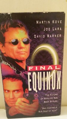 FINAL EQUINOX VHS NTSC 1995 Monarch Home Video Sci Fi Future Martin Kove VG+