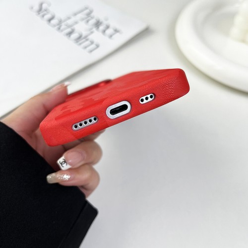 For iPhone 12 13 14 15 16 Pro Max PC+Leather Magnetic Case Shockproof Non-Slip - Picture 5 of 24