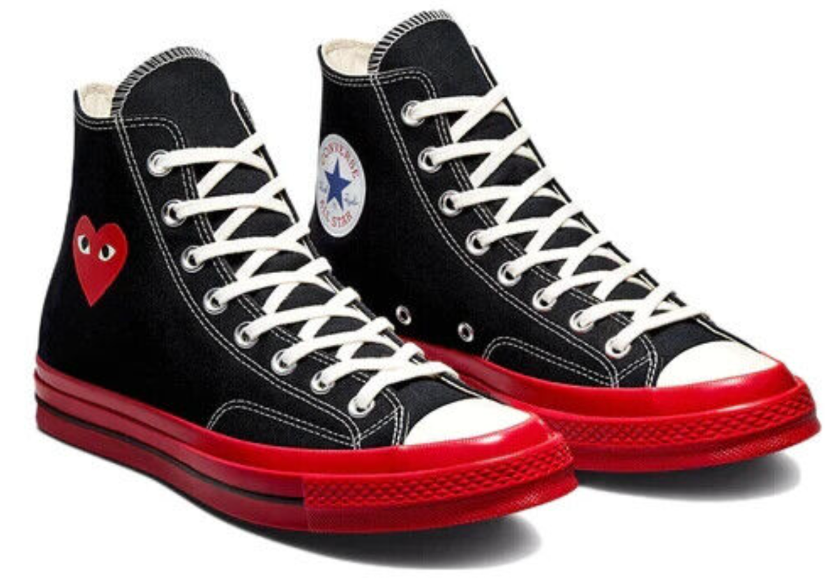 SIZE 12 MENS - Converse Comme des Garçons Play x Chuck 70 