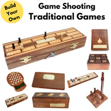 Game Shooting Traditional Wooden Games With Free Engraving
