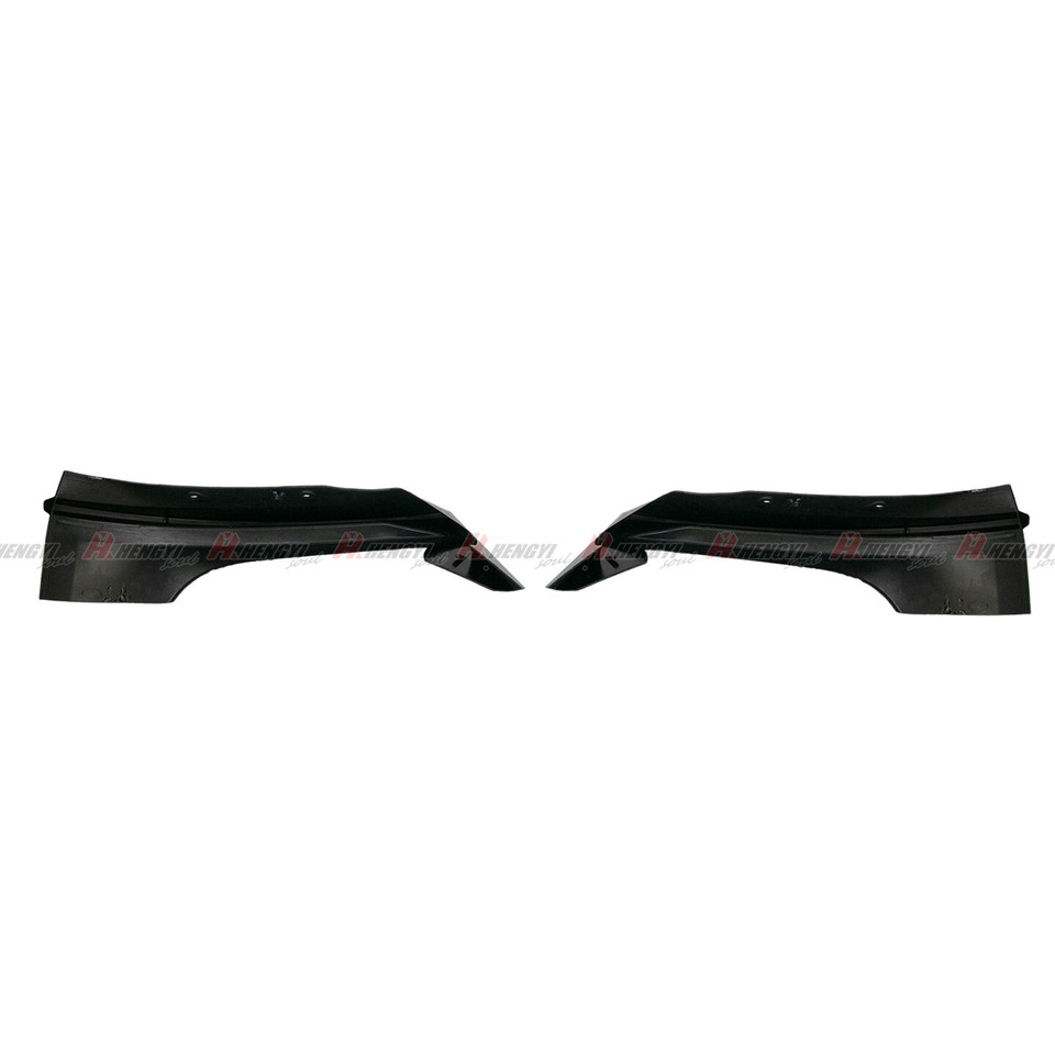 3Pcs Carbon Style Front Bumper Body Kit Lip For 20172023 Tesla Model 3