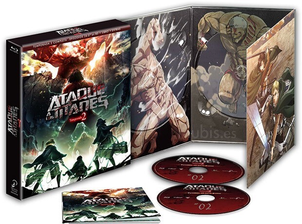 Ataque a los Titanes - Segunda Temporada (Edición Coleccionista) Blu-ray (NUEVO