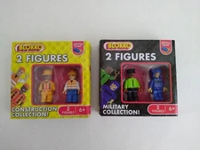 Blockko 2 Sets Mini Figures Military Construction New Sealed!