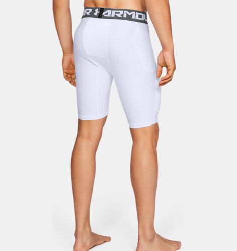 NEU Herren UNDER ARMOUR 6-Taschen Fußballshorts Gürtel 1305375 | mittel | weiß - Bild 2 von 6