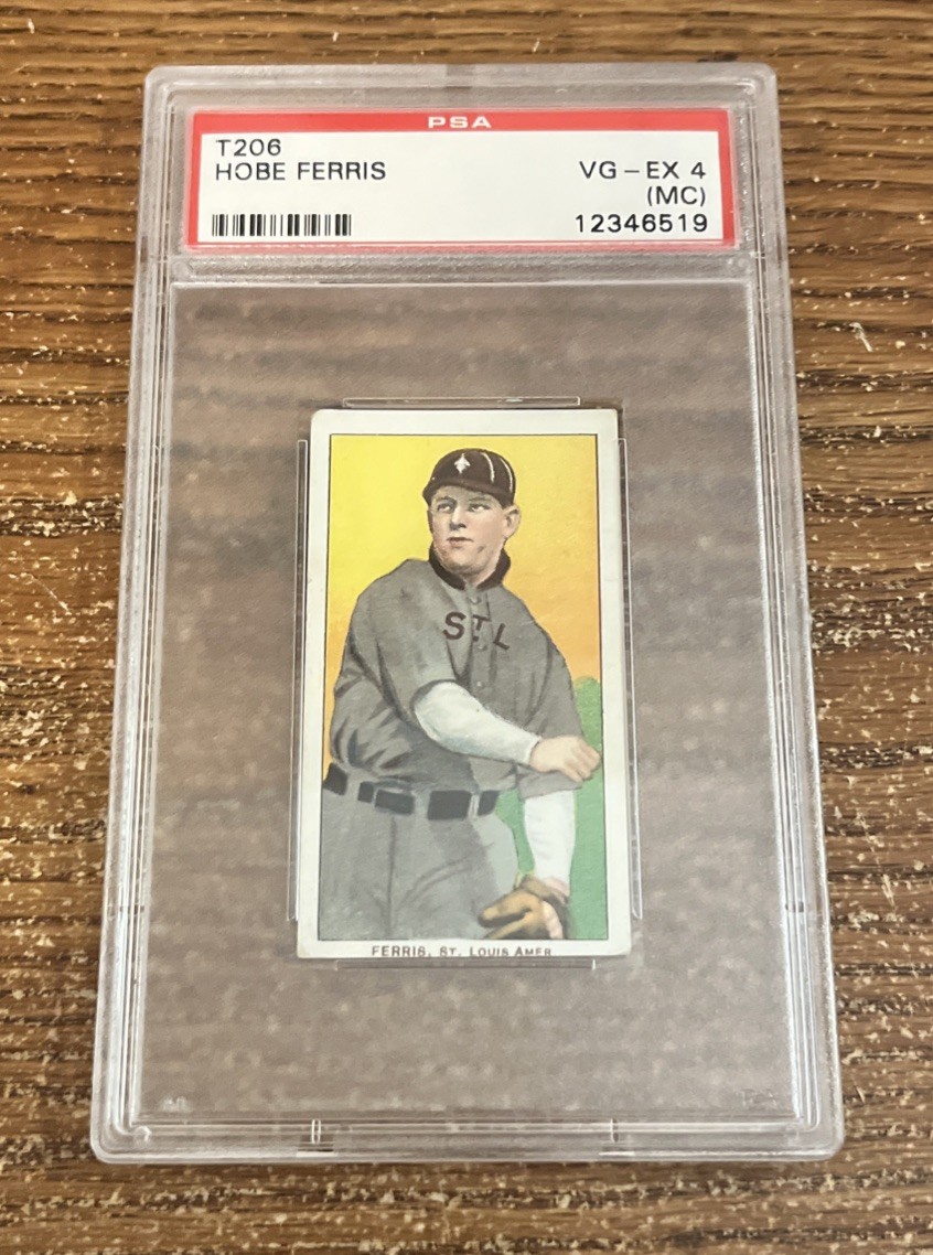 1909-11 T206 Hobe Ferris Sovereign 150 PSA 4(MK) VG-EX