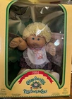 1984 Cabbage Patch Blonde Hair Ptits' Bouts  De Choux Plaid Dress - NEW IN BOX