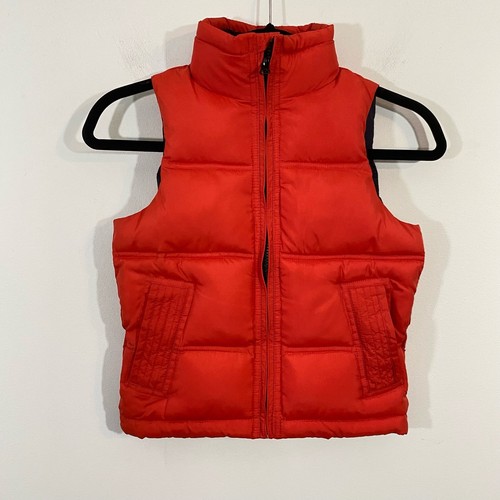 GAP Kids Unisex Red Puffer Vest Size XS (4-5) NWT