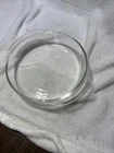 Pyrex 221 Round Handle Casserole Baking Dish 8 3/4" Dia Clear Glass Made in USA
