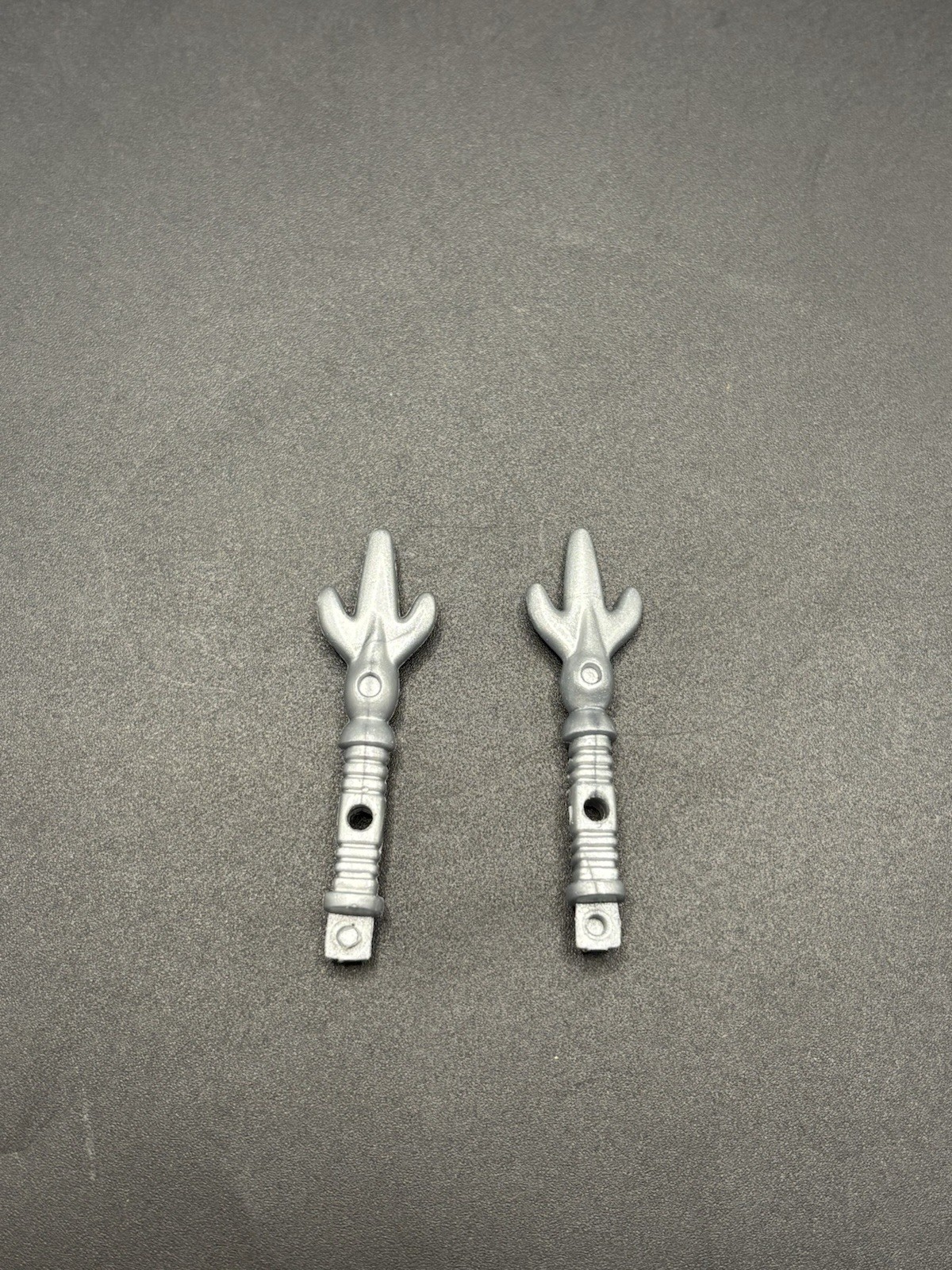 1993 Bandai Mighty Morphin Power Rangers Blue Ranger Lance 2 Dagger Weapons Only