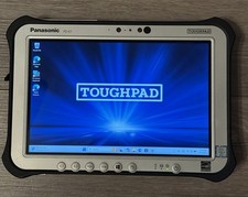 Panasonic Toughpad 256gb SSD FZ-G1 Core i5-7300U 2.6GHz 8GB MK5 Barcode Reader