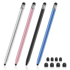 4-Pack High Sensitivity Stylus Pens for iPhone, iPad, Samsung, Tablets, PC
