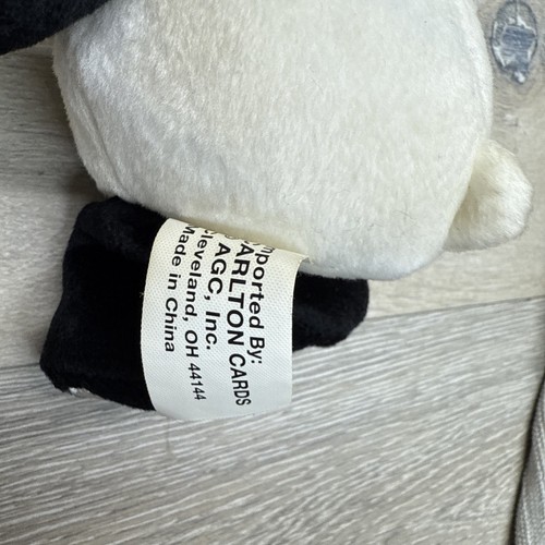 Raro 2004 Carlton Cards Perfect Panda Care Oso Primo Flor Gorro 8" con etiquetas - Imagen 3 de 8