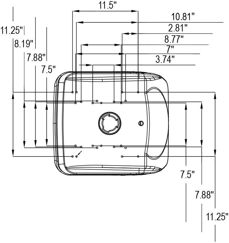 Uni Pro 223 Bucket Seat | Yellow Vinyl | Like Milsco XB150 | Multiple Mount