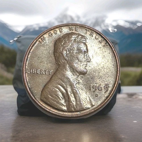 1969-D Lincoln Memorial Cent — photo from the most recent tracked eBay sale