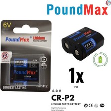 1 X CRP2 6V PoundMax Lithium Power Photo Battery CR-P2 223 CR223 DL223