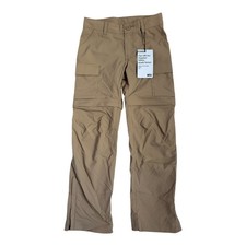 REI Co-op Boys Sahara Convertible Pants Cork Tan Size Small 8 NWT UPF 50+ Hiking