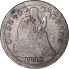 1843 5c Seated Liberty Half Dime ~ Good Details