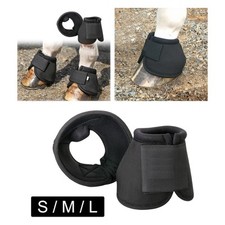 Soft Horse Bell Boots Maximum Protection and Comfort Equestrian Accessories