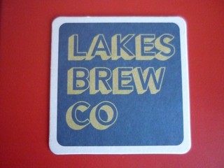 Lakes Brew Co.Kendal Cumbria Modern Beer Mat.