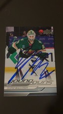 2024-25 Upper Deck  Signed Jesper Wallstedt Young Guns Minnesota Wild RC