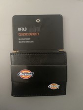 DICKIES WALLET BIFOLD CLASSIC CAPACITY BLACK NWT 30