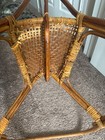 Aged Mid Century Modern Franco Albini style Rattan & Bamboo Rocking Horse — photo 9