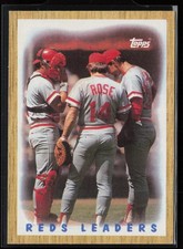1987 Topps #281 Reds Leaders