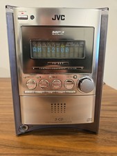 JVC FS-S57 2004 Micro Bookshelf Stereo 5 Disc Changer Am/Fm Receiver Vintage