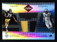 2004 Leaf Limited Bound by Round Prime 23/25 Julius Peppers Joe Greene HOF wo2