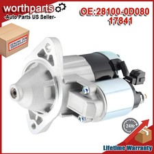17841 Starter For 2003-2008 Toyota Corolla Matrix Pontiac Vibe 1.8L  28100-0D080