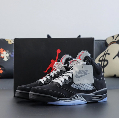 Jordan 5 ''BLACK METALLIC REIMAGINED'' High Top Baketball Shoes US 7-12