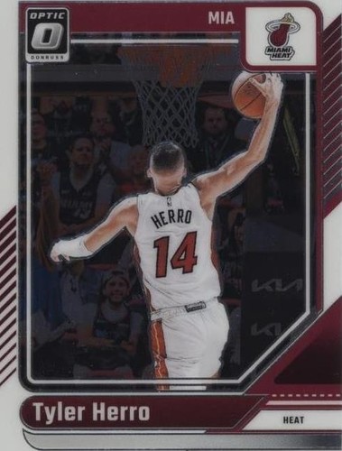 TYLER HERRO 2024-25 Panini Prizm NBA Red Refractor /299 #98 Heat