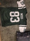 New York Jets SANTANA MOSS Signed Football Jersey AUTO XL PSA COA (ITP) 1C74881