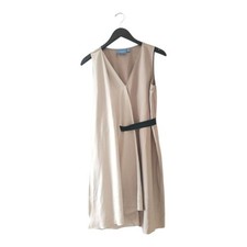 Simply Vera Satin Asymmetrical Dress Small Champagne Event Occasion Date Night