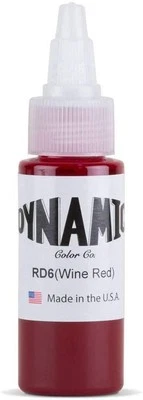 Dynamic Color Wine Red Tattoo Ink 30ml