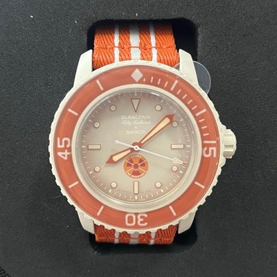 Blancpain x Swatch Bioceramic Scuba Fifty Fathoms Arctic Ocean SO35N100 Mens