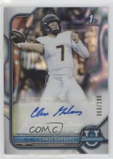 2021-22 Bowman U Chrome Prospect Lava Refractor 63/199 Chase Garbers Auto 6f5