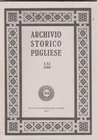 Archivio storico pugliese LXI 2008