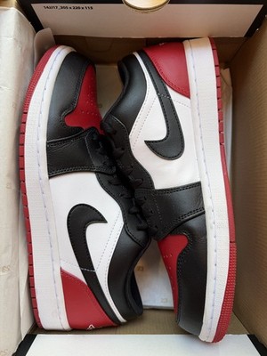 Air Jordan 1 LOW WHITE/BLACK-VARSITY RED-WHITE BLANC/VARSITY ROUGE/BLANC/NOIR
