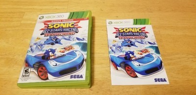 Sonic & All-Stars Racing Transformed (Xbox 360, 2012) Complete. Tested